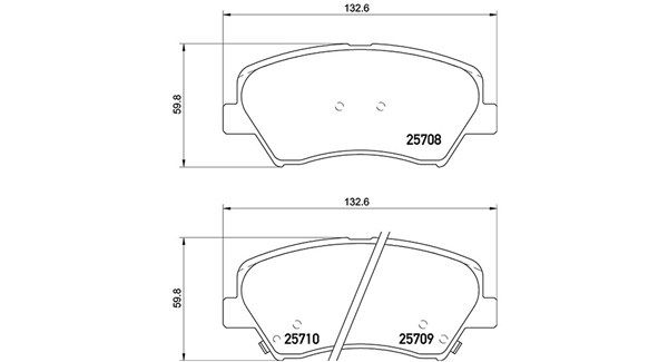 MAGNETI MARELLI Bremžu uzliku kompl., Disku bremzes 363700430073